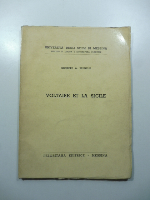 Voltaire et la Sicile